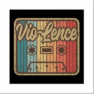 Vio-Lence Vintage Cassette Posters and Art